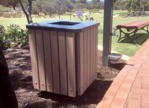 Woodlands Modwood 55 Litre Pedestal bin