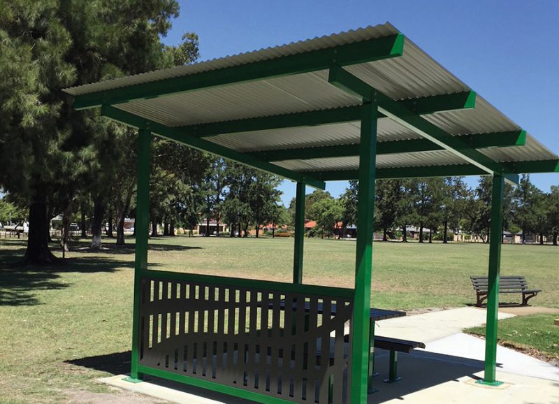 Woodlands Lusaac Skillion Shelter