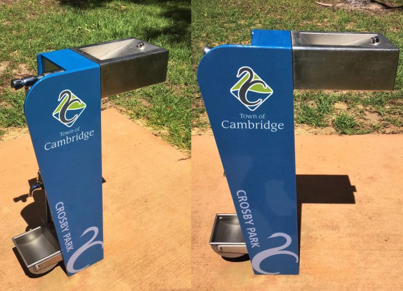 Drink Fountains - A280 customised logo