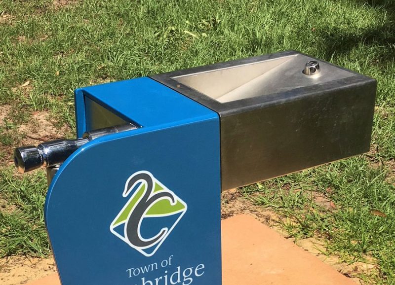 Drink Fountains - A280 customised logo